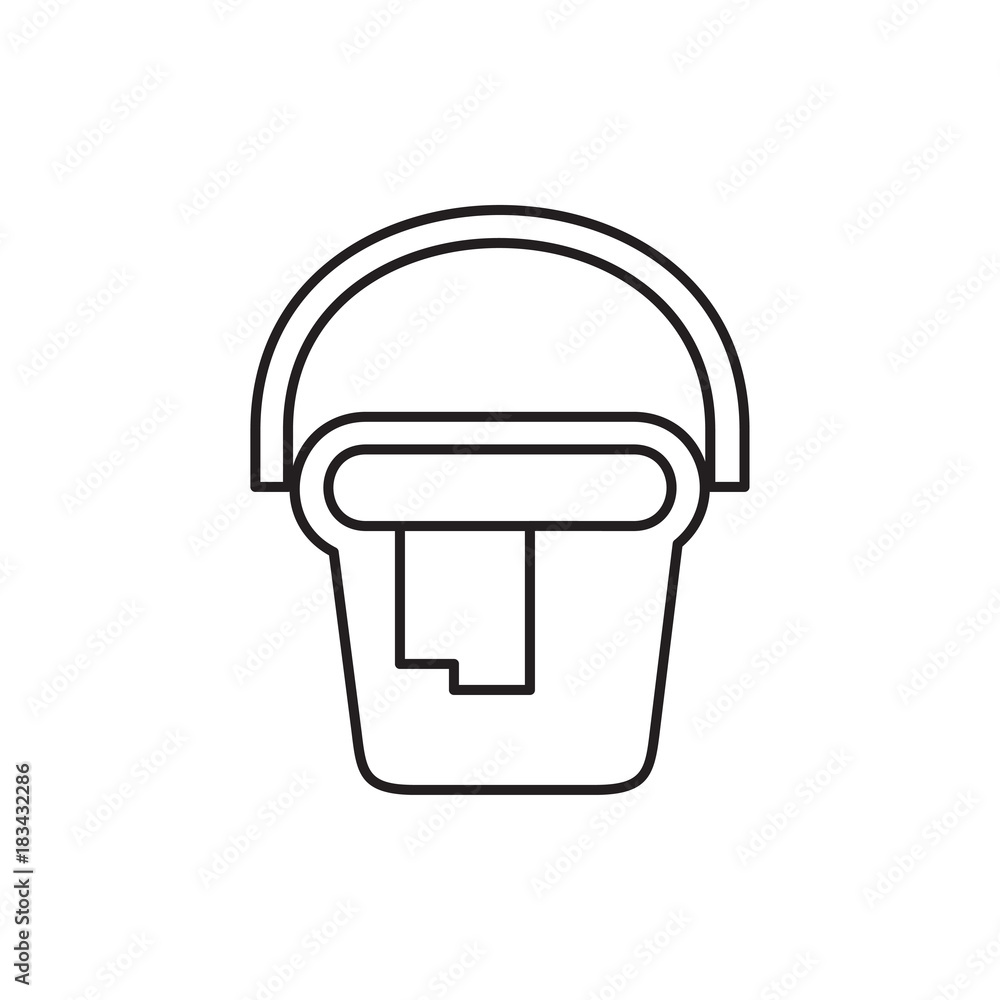 bucket icon illustration bucket icon illustration