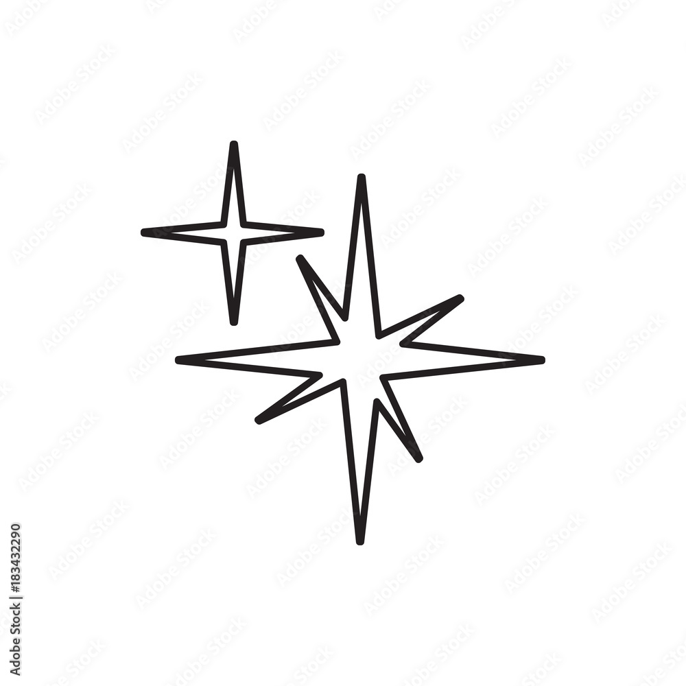 Fototapeta premium clean icon illustration