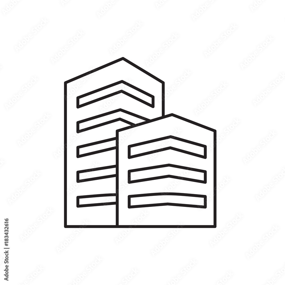 business center icon illustration business center icon illustration