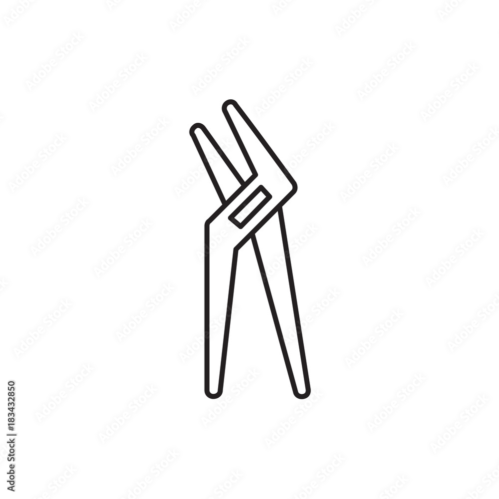 pliers icon illustration pliers icon illustration