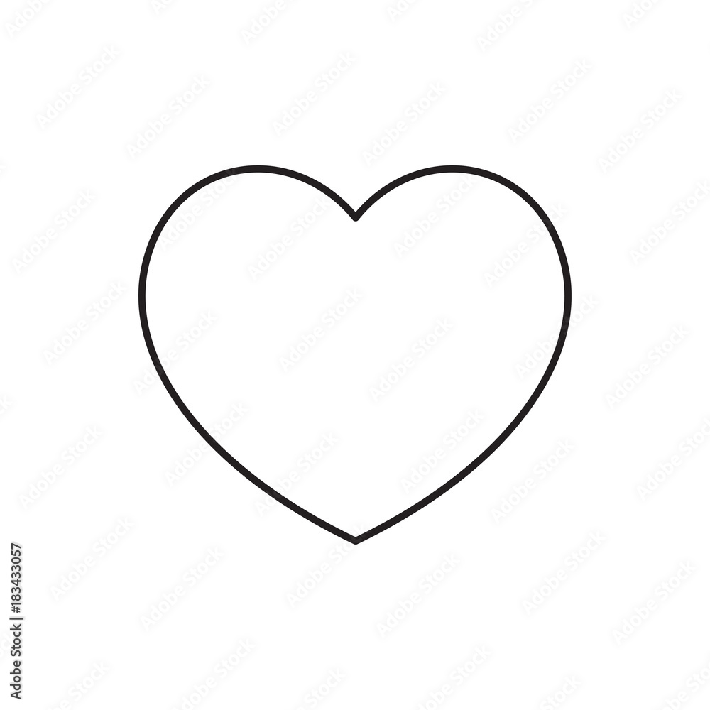 heart icon illustration heart icon illustration