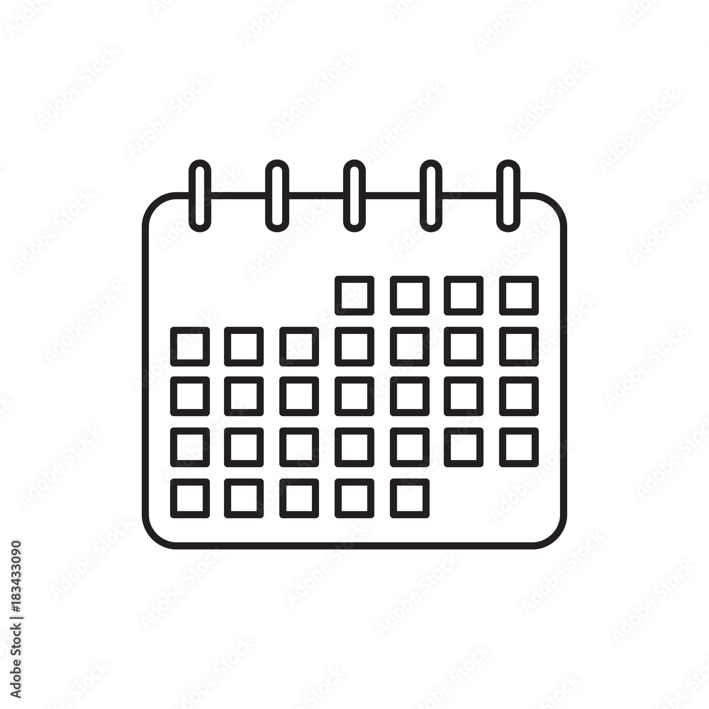 calendar icon illustration calendar icon illustration
