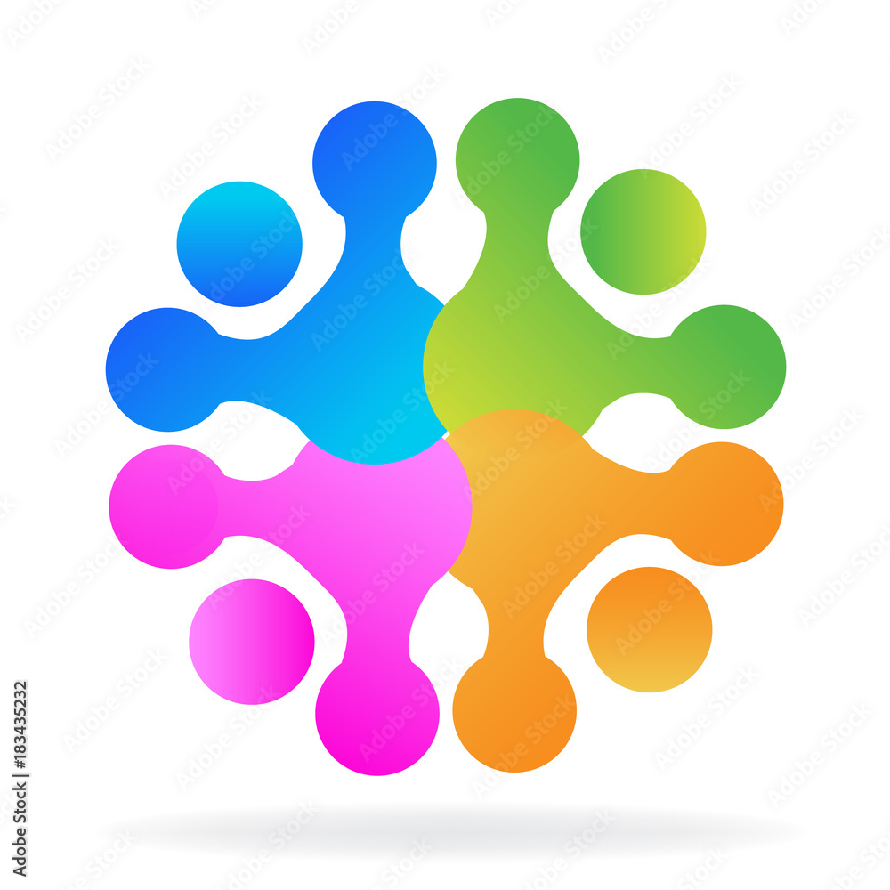 Logo technology team application Logo technology team application