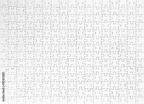 Картината върху платно white jigsaw puzzle background.