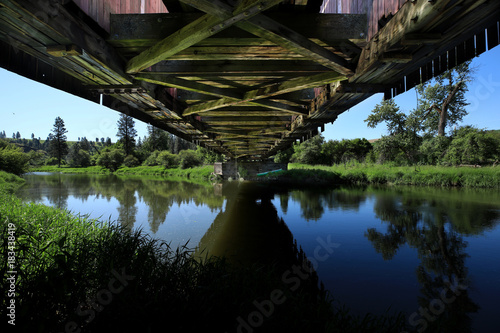 Under Bridge in Rural in Palouse Washington