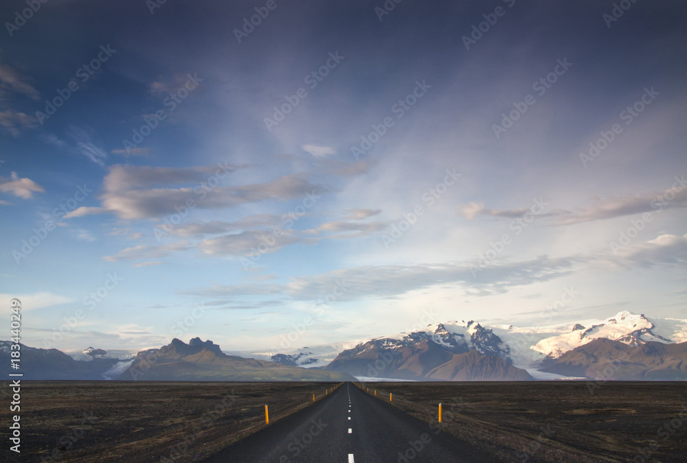 Icelandic Ring Road. 