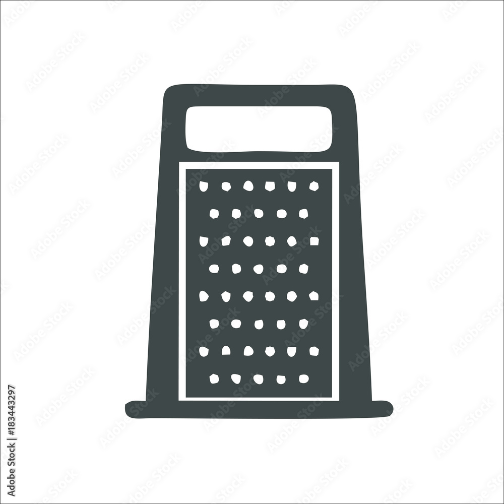 Grater icon. Vector Illustration Grater icon. Vector Illustration
