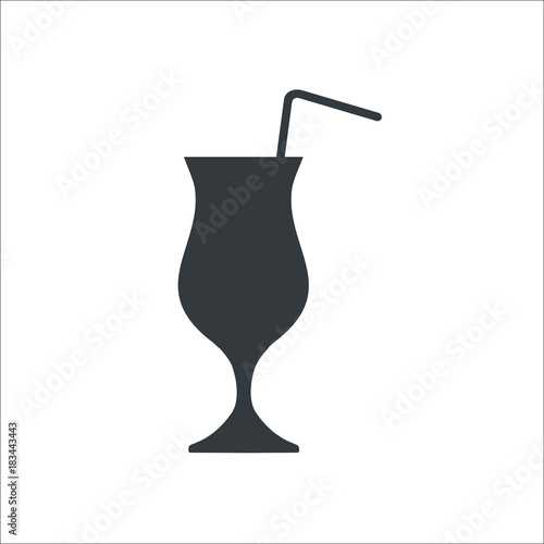 Wineglass icon. Vector Illustration