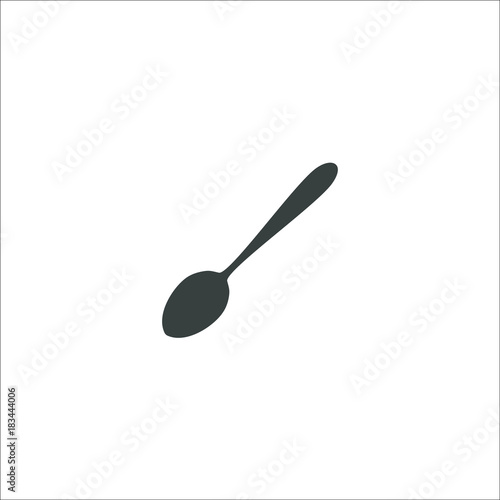 Spoon icon. Vector Illustration