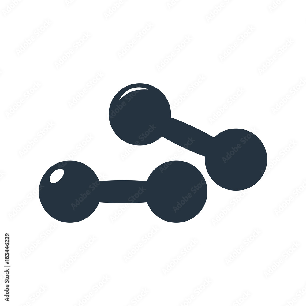 dumbells icon on white background, fitness, sport dumbells icon on white background, fitness, sport