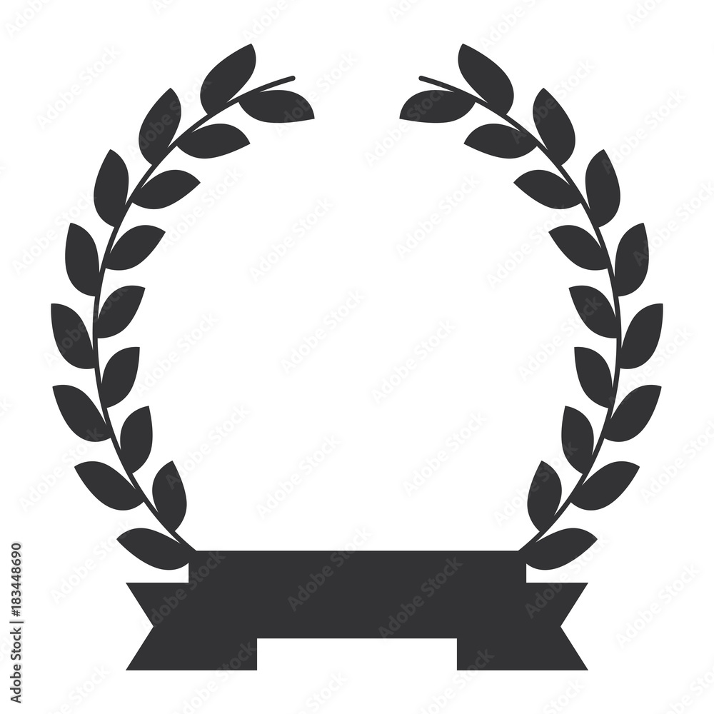 leafs crown isolated icon vector illustration design