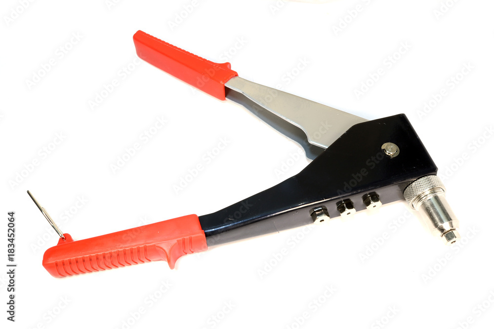The tool for rivets. Isolated Ribet Gun. The tool for rivets. Isolated Ribet Gun.