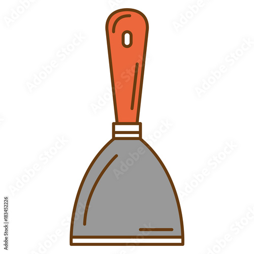 spatula tool isolated icon vector illustration design