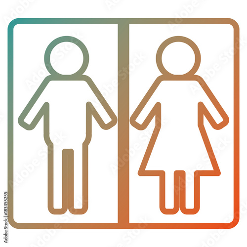 gender silhouette human icon vector illustration design