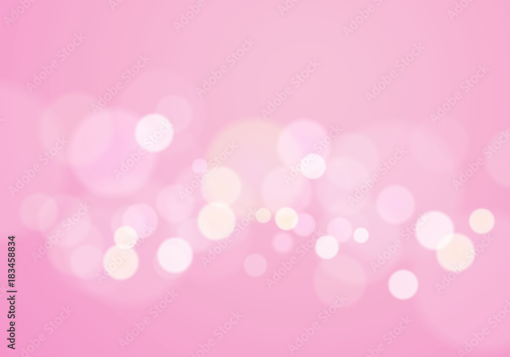 pink bokeh love Valentines day background
