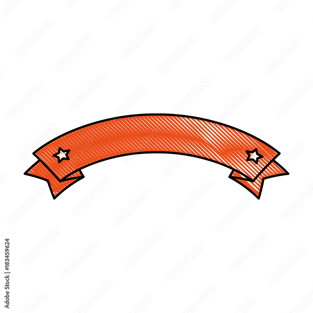 ribbon with stars icon vector illustration design ribbon with stars icon vector illustration design