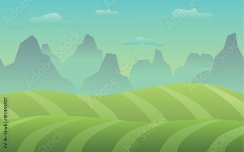 Calm Valley Game Background