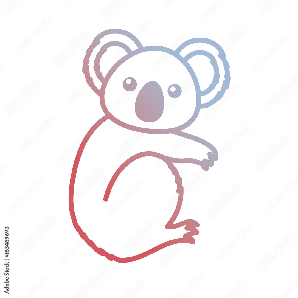 cute koala icon