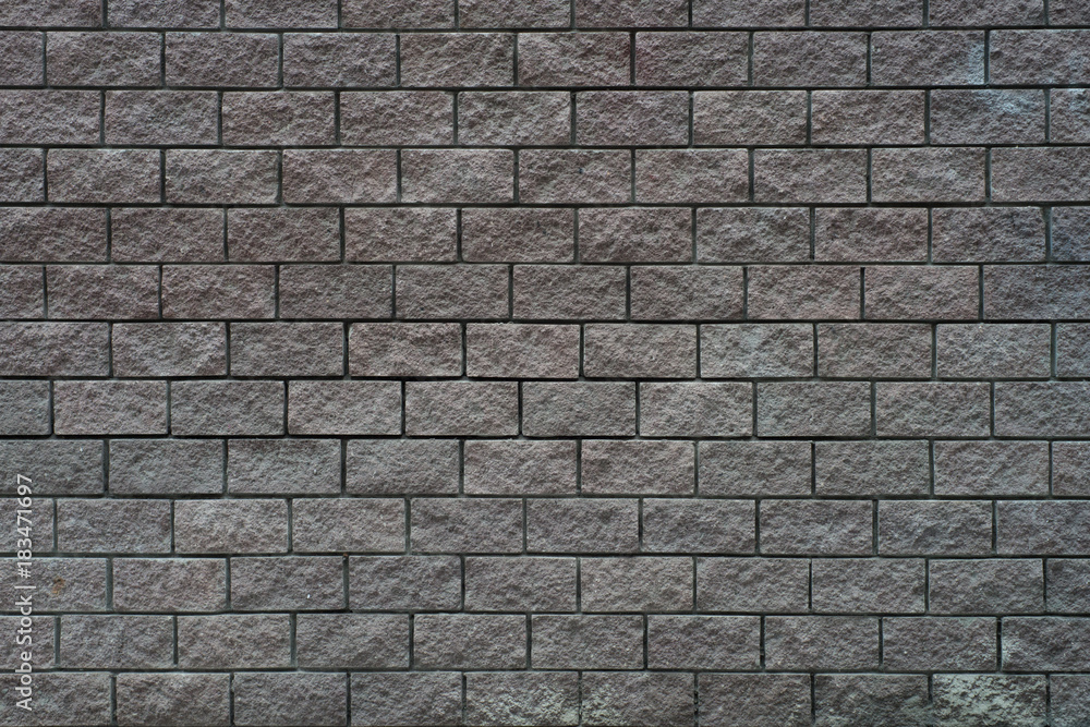 Obraz premium Black brick stone texture background.
