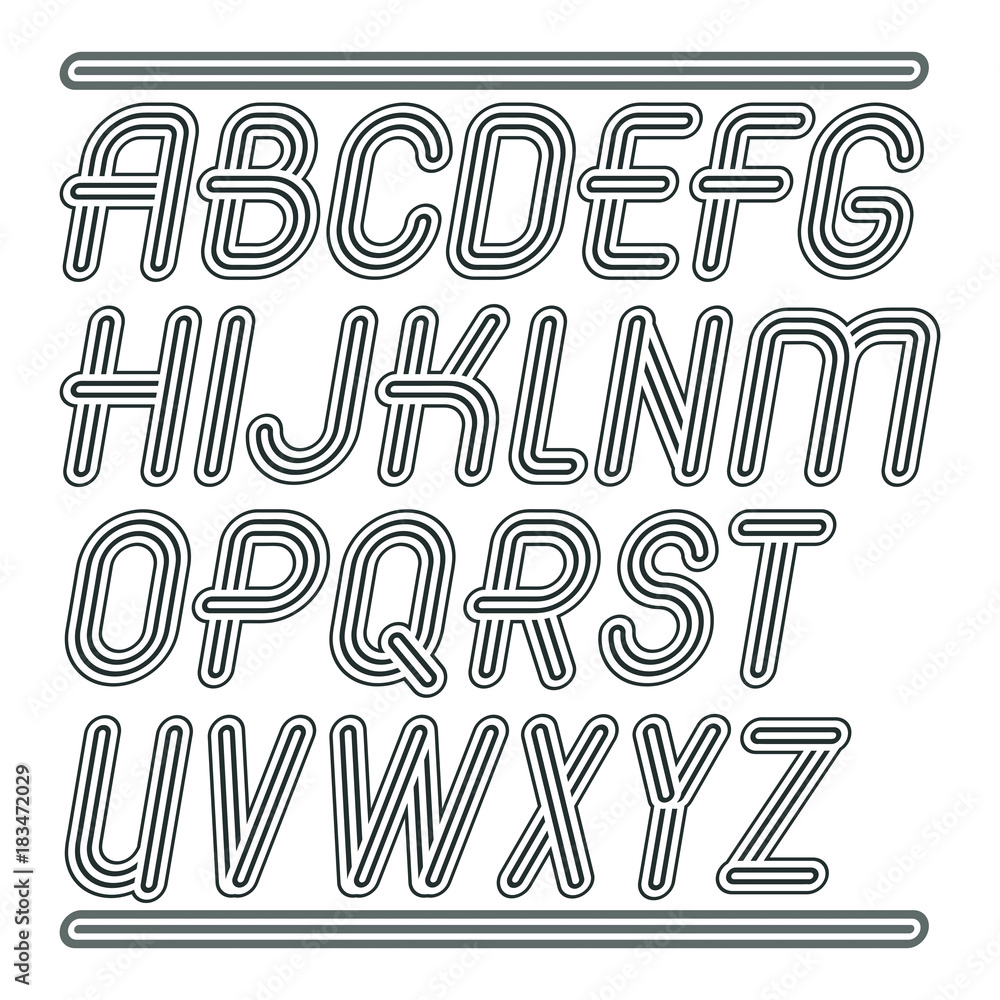 easy bubble letters alphabet