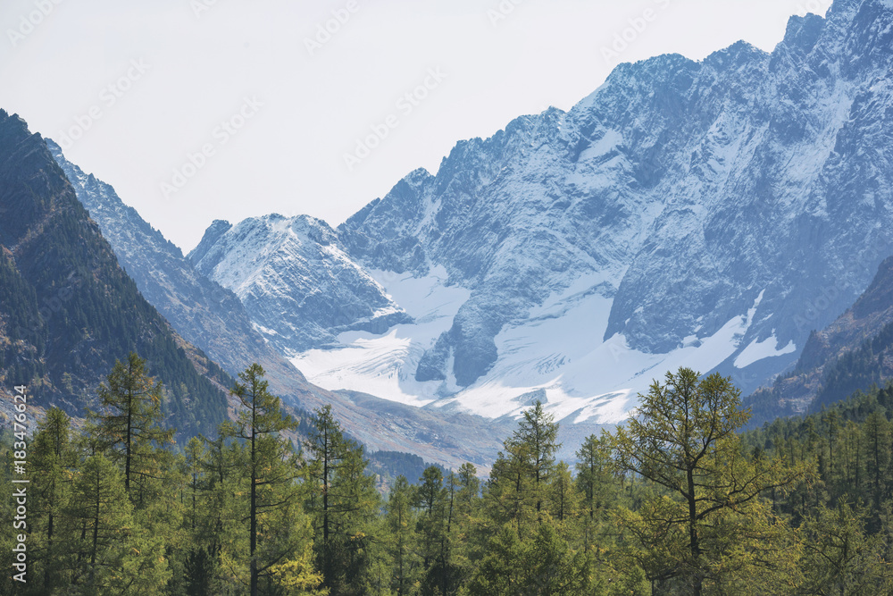 Kuiguk walley. Altai mountains landscape Kuiguk walley. Altai mountains landscape