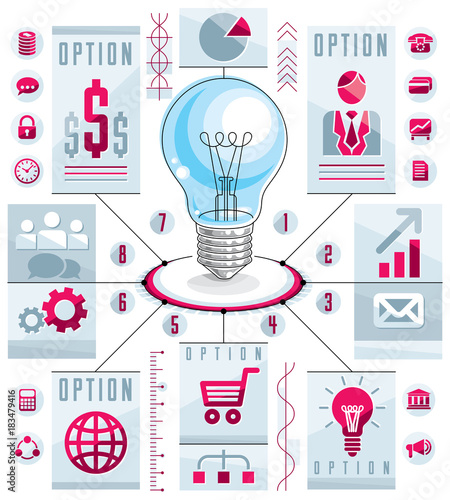 Infographics template, idea...