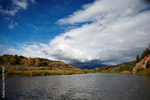 Scenic landscape view of the Colorado River