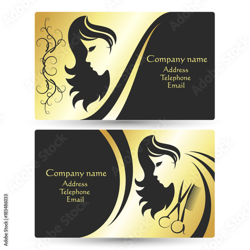 Business card for beauty salon