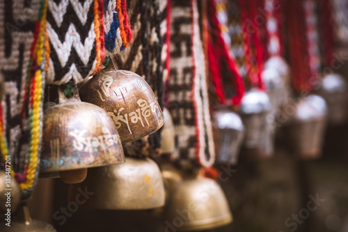 Obraz na plátne Nepal Yak Glocke Mount Everest Tibet