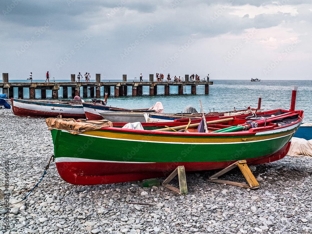 Obraz premium Boats on the beach 5