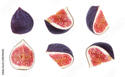 Fig isolated on white background.