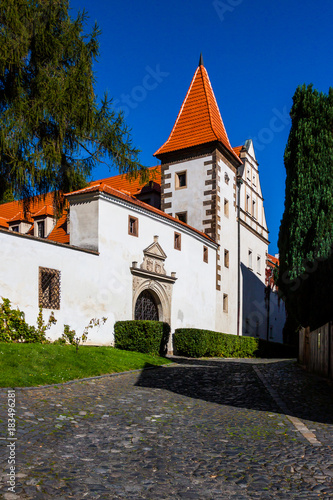 State Castle Benesov nad Ploucnici. The chateau complex is a unique example of Gothic and Renaissance architecture - the so-called Saxon Renaissance