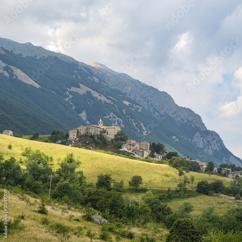 Mountain landscape of Maiella  Abruzzi 