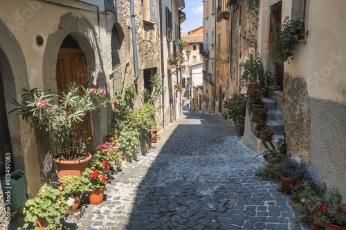 Pettorano sul Gizio  Abruzzi  Italy   historic village