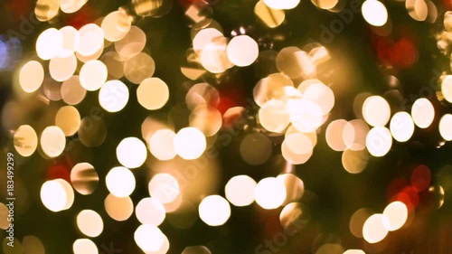 Christmas Tree Lights Bokeh