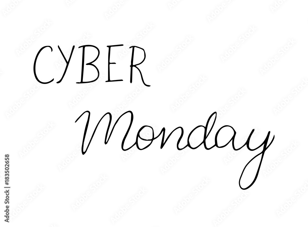Cyber Monday banner design.