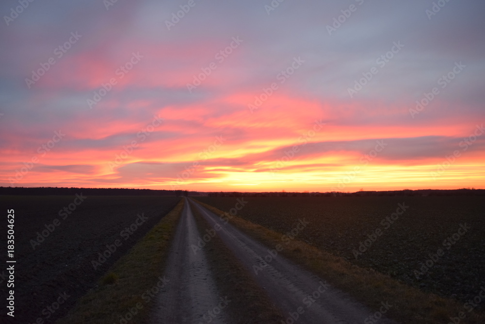 Fototapeta premium Sonnenuntergang