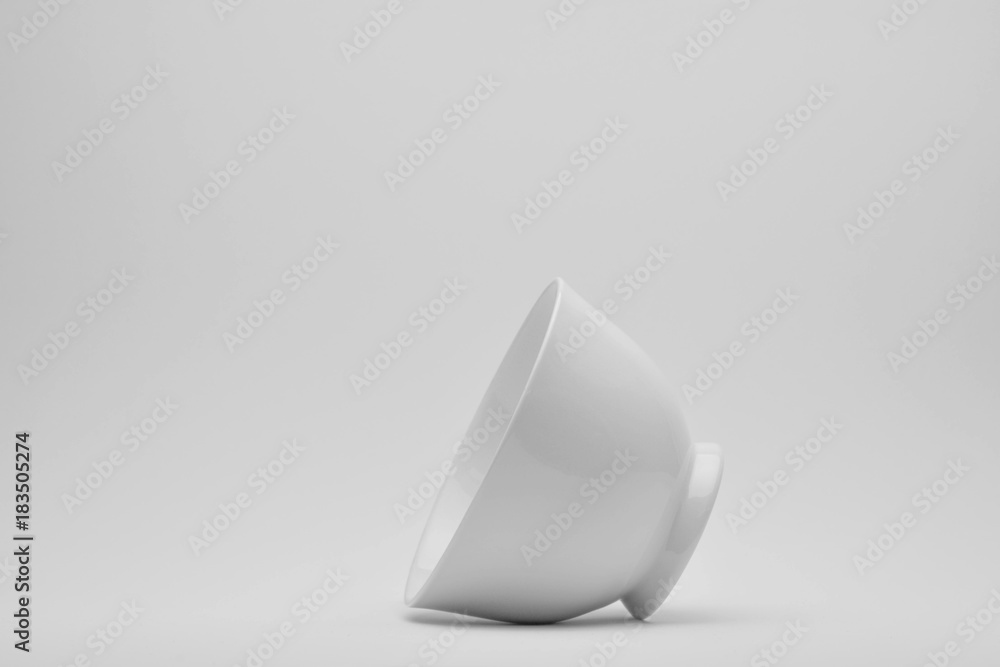 Fototapeta premium white ceramics bowl