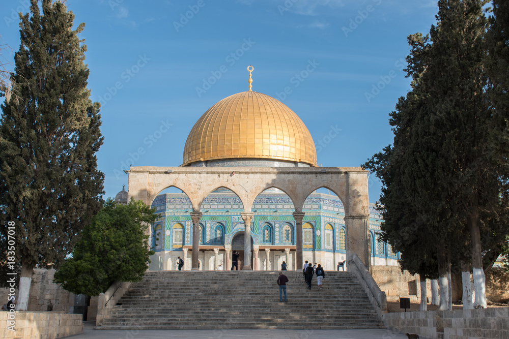 Dome of the rock aqsa mosque