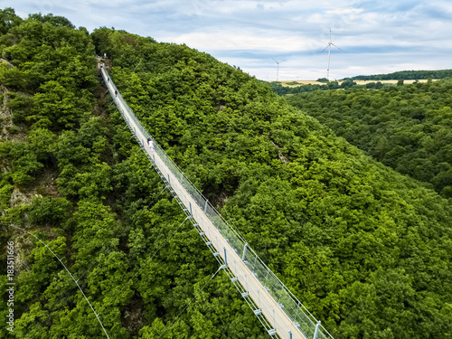 Geierlay Suspension Bridge, Moersdorf, Germany photo