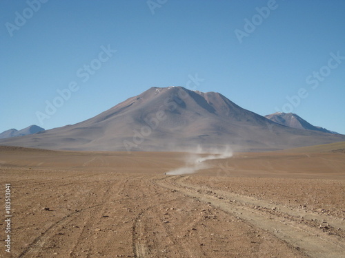 Mountains and desert during an excursion in Bolivia