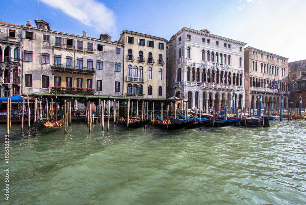 Palaces on Grand Canal, Venice, Italy
