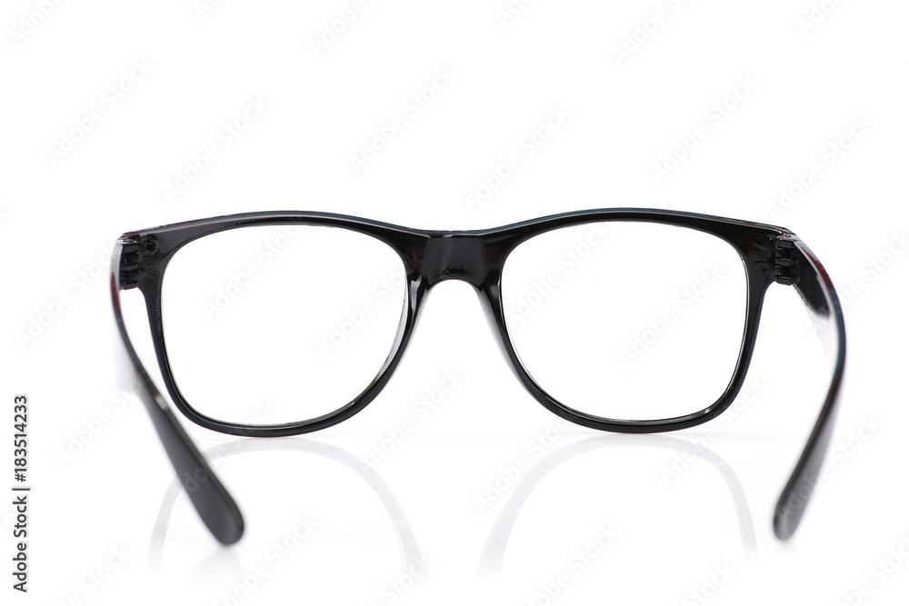 black modern glasses