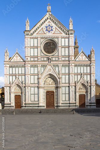 The Basilica di Santa Croce, Florence, Italy © robertdering