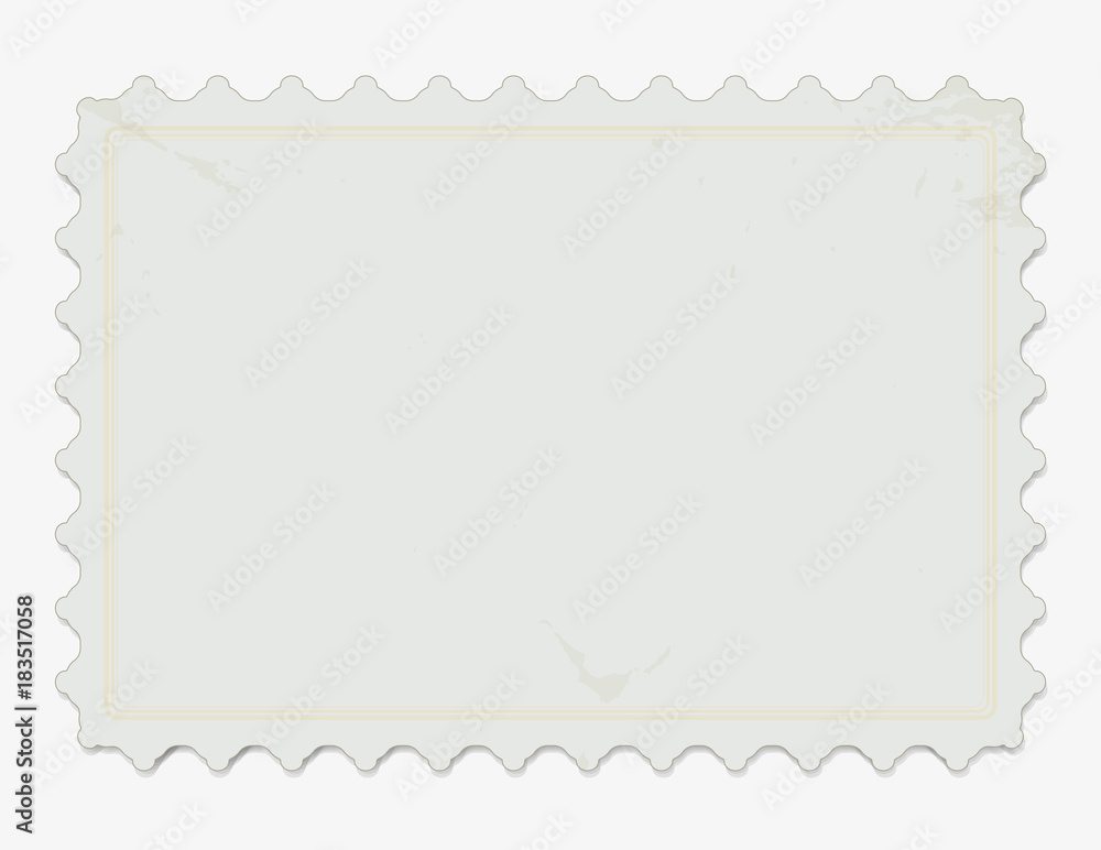 Fototapeta premium template vector horizontal retro photo in grunge style with ornaments on the edges and Golden frame