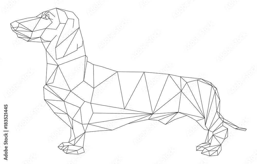 Dachshund Dog shape fashion luxury bag illustration generative ai 23937530  Stock Photo at Vecteezy