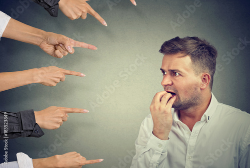 Man scared with public opinion