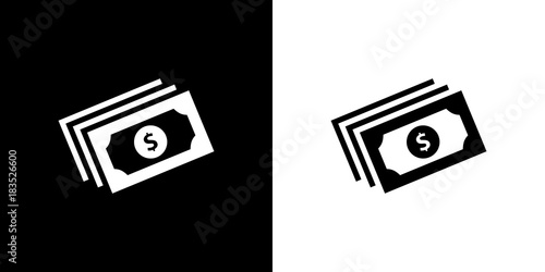 banknote, cash stack icon