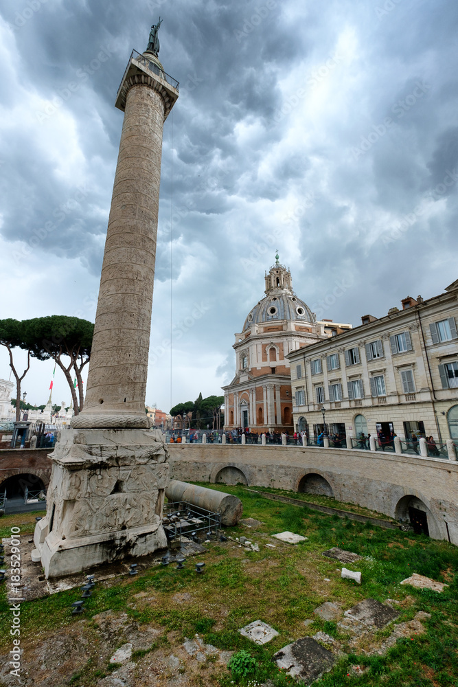 Forum of Trajan. Rome. Italy