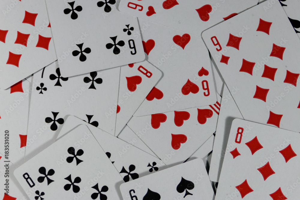 Background of the playing cards Background of the playing cards